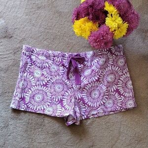 Secret Treasures Purple Floral Shorts